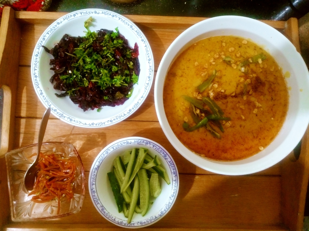 Desi pakistani vegetarian food recipe